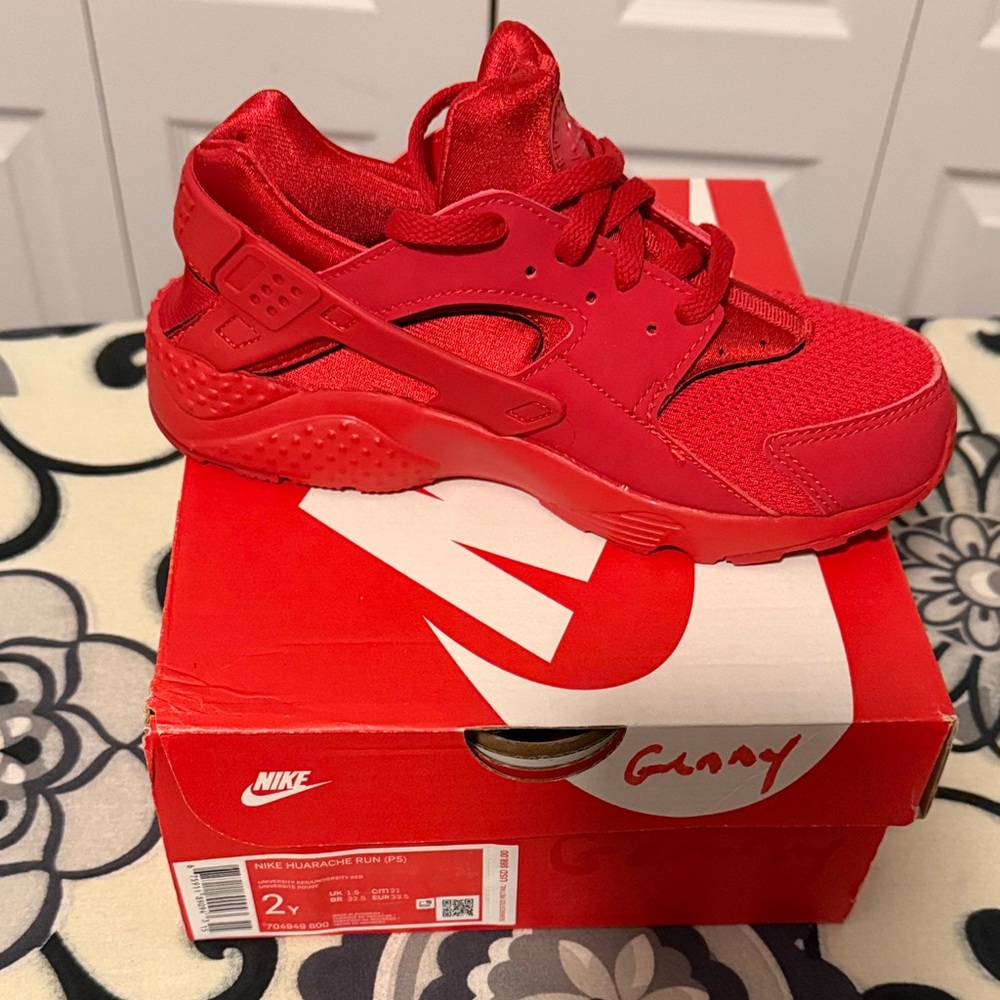 Nike Kids Bright Red Sneakers